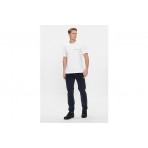 Calvin Klein Ανδρικό Κοντομάνικο T-Shirt Λευκό (J30J324671 YAF)