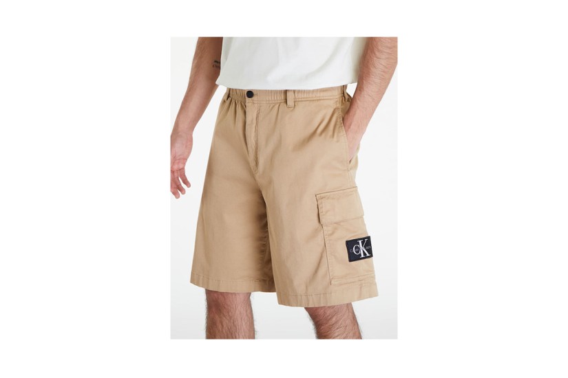 Calvin Klein Cargo Ανδρική Βερμούδα Μπεζ