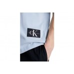 Calvin Klein Ανδρικό Κοντομάνικο T-Shirt Γαλάζιο