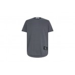 Calvin Klein Ανδρικό Κοντομάνικο T-Shirt Γκρι Σκούρο