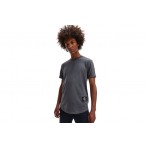Calvin Klein Ανδρικό Κοντομάνικο T-Shirt Γκρι Σκούρο