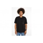 Calvin Klein Ανδρικό Κοντομάνικο T-Shirt Μαύρο (J30J325214 BEH)
