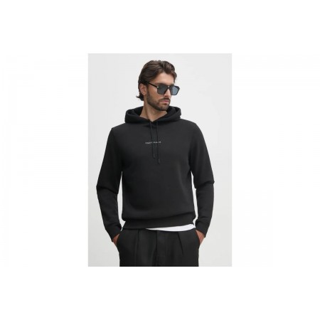 Calvin Klein Ανδρικό Φούτερ Με Κουκούλα Μαύρο
