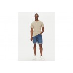 Calvin Klein Monogram Ανδρικό Κοντομάνικο T-Shirt Μπεζ