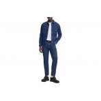 Calvin Klein Denim Patch Logo Slim Fit Μακρυμάνικο Τζιν Πουκάμισο