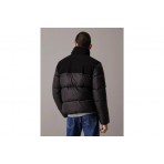 Calvin Klein Sherpa Ανδρικό Puffer Μπουφάν Μαύρο