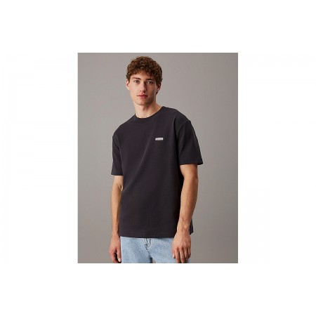 Calvin Klein Cotton Stretch Badge T-Shirt Ανδρικό 