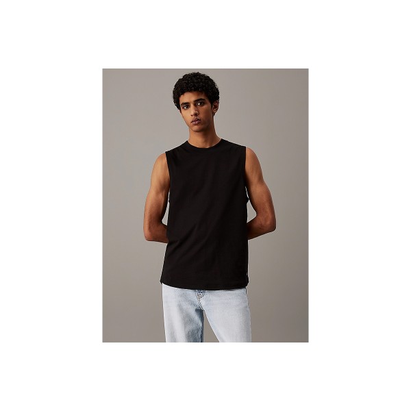 Calvin Klein Cotton Badge Μπλούζα Αμάνικη Ανδρική (J30J327283 BEH)
