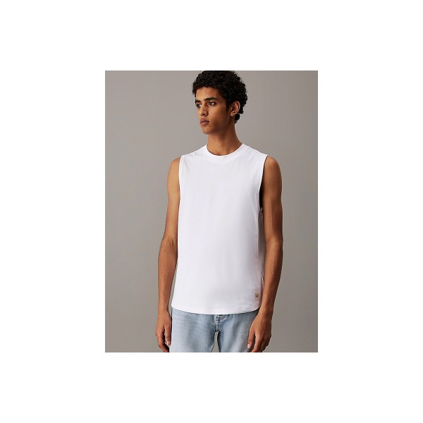 Calvin Klein Cotton Badge Μπλούζα Αμάνικη Ανδρική (J30J327283 YAF)