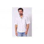 Calvin Klein Oxford Πουκάμισο Κοντομάνικο Ανδρικό (J30J327293 YAF)