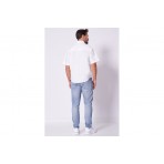 Calvin Klein Oxford Πουκάμισο Κοντομάνικο Ανδρικό (J30J327293 YAF)