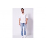 Calvin Klein Oxford Πουκάμισο Κοντομάνικο Ανδρικό (J30J327293 YAF)