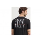 Calvin Klein Ανδρικό Κοντομάνικο T-Shirt Μαύρο
