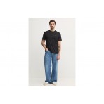 Calvin Klein Ανδρικό Κοντομάνικο T-Shirt Μαύρο