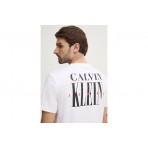 Calvin Klein Ανδρικό Κοντομάνικο T-Shirt Λευκό