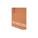 Love Moschino Borsa Γυναικεία Τσάντα Shopper Κάμελ