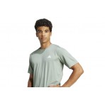 Adidas Performance Train Essentials Ανδρική Κοντομάνικη Μπλούζα Χακί