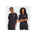 Adidas Performance Lounge Slides Graphic Ανδρικό Κοντομάνικο T-Shirt Μαύρο
