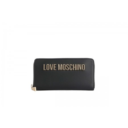 Love Moschino Μεγάλο Γυναικείο Πορτοφόλι Μαύρο
