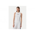 Adidas Performance Essentials Linear Γυναικεία Αμάνικη Μπλούζα Λευκή