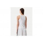 Adidas Performance Essentials Linear Γυναικεία Αμάνικη Μπλούζα Λευκή