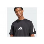 Adidas Performance Z.N.E. Ανδρική Κοντομάνικη Μπλούζα Μαύρη