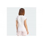 Adidas Performance Essentials Linear Κοντομάνικο T-Shirt Λευκό