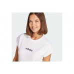 Adidas Performance Essentials Linear Κοντομάνικο T-Shirt Λευκό