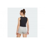 Adidas Performance Essentials Crop Παιδική Αμάνικη Μπλούζα Μαύρη