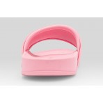 Juicy Couture Logo Embossed Sliders Γυναικείες Παντόφλες Ροζ
