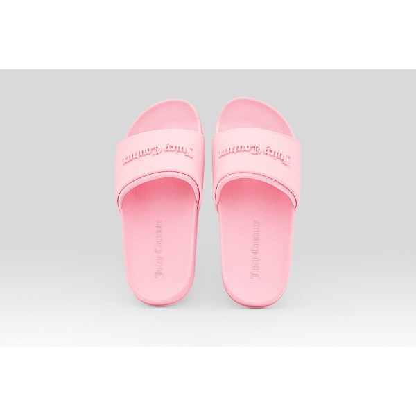 Juicy Couture Logo Embossed Sliders Παντόφλες (JCAY121047 105)