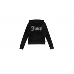 Juicy Couture Classic Velour Track Top Ζακέτα Με Κουκούλα Γυναικεία (JCBAS223807 101)