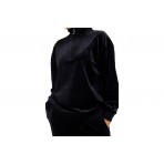 Juicy Couture Velour Half Zip Γυναικεία Μακρυμάνικη Μπλούζα Μαύρη