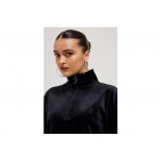 Juicy Couture Velour Half Zip Γυναικεία Μακρυμάνικη Μπλούζα Μαύρη