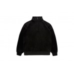 Juicy Couture Velour Half Zip Γυναικεία Μακρυμάνικη Μπλούζα Μαύρη