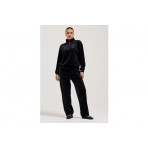 Juicy Couture Velour Half Zip Γυναικεία Μακρυμάνικη Μπλούζα Μαύρη