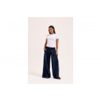 Juicy Couture Wide Leg Classic Velour Παντελόνι Φόρμας Γυναικείο (JCBBJ225803 131)