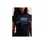 Juicy Couture Jeans Black Washed Longline T-Shirt Γυναικείο (JCDBJ126961 101)