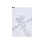 Juicy Couture Jeans Black Washed Longline Γυναικείο Κοντομάνικο T-Shirt Λευκό