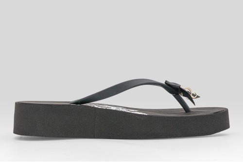 Juicy Couture Heritage Crest Wedge Σαγιονάρες (JCFSAN126001 101)