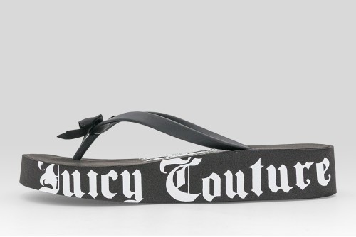Juicy Couture Heritage Crest Wedge Σαγιονάρες (JCFSAN126001 101)