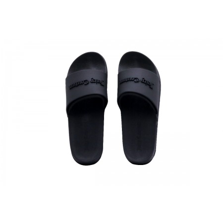 Juicy Couture Breanna Stacked Sliders Γυναικείες Παντόφλες Μαύρες