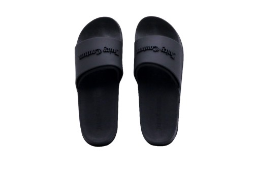 Juicy Couture Stacked Embossed Sliders Παντόφλες (JCFYL128006 101)