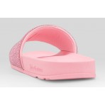 Juicy Couture Diamante Branded Γυναικείες Παντόφλες Ροζ