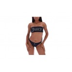 Juicy Couture Bandeau Bikini Diamante Branding Set Μαγιό Bikini Γυναικείο (JCIT122001 101)