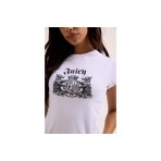 Juicy Couture Dog Crest Graphic T-Shirt Γυναικείο (JCNCT126478 117)