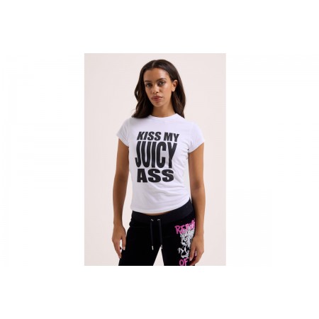 Juicy Couture The Icons Kiss My Juicy T-Shirt Γυναικείο (JCNCT126479 117)
