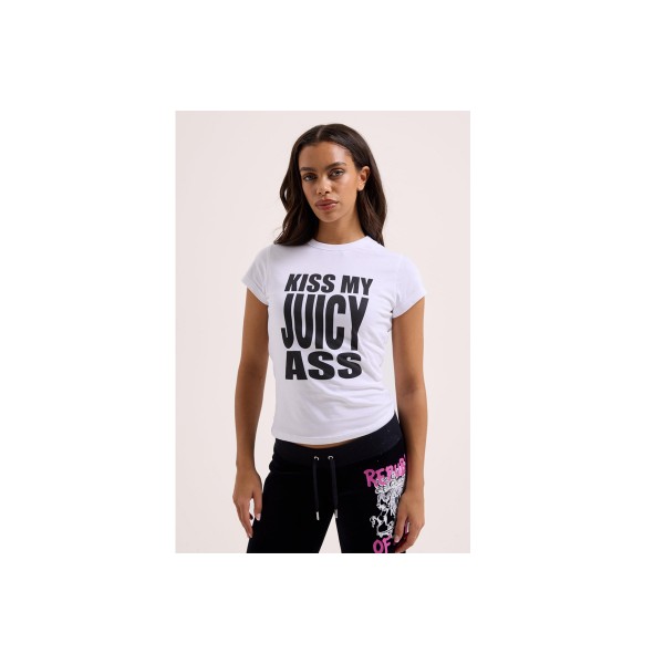 Juicy Couture The Icons Kiss My Juicy T-Shirt Γυναικείο (JCNCT126479 117)