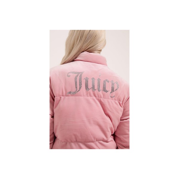 Juicy Couture Velour Μπουφάν Puffer Γυναικείο (JCOIJ224556 105)