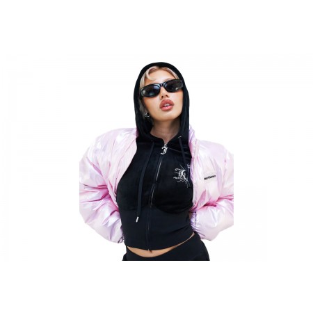Juicy Couture Nylon Debossed Μπουφάν Puffer Γυναικείο 